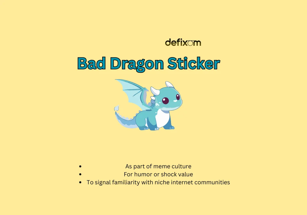 bad dragon sticker