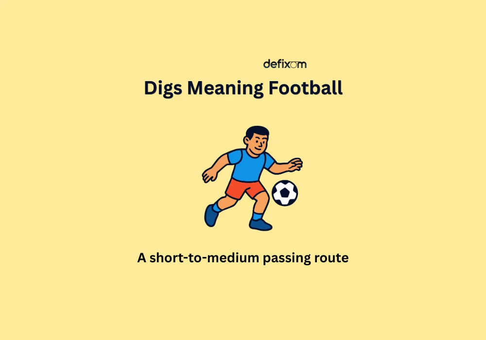 digs meaning football