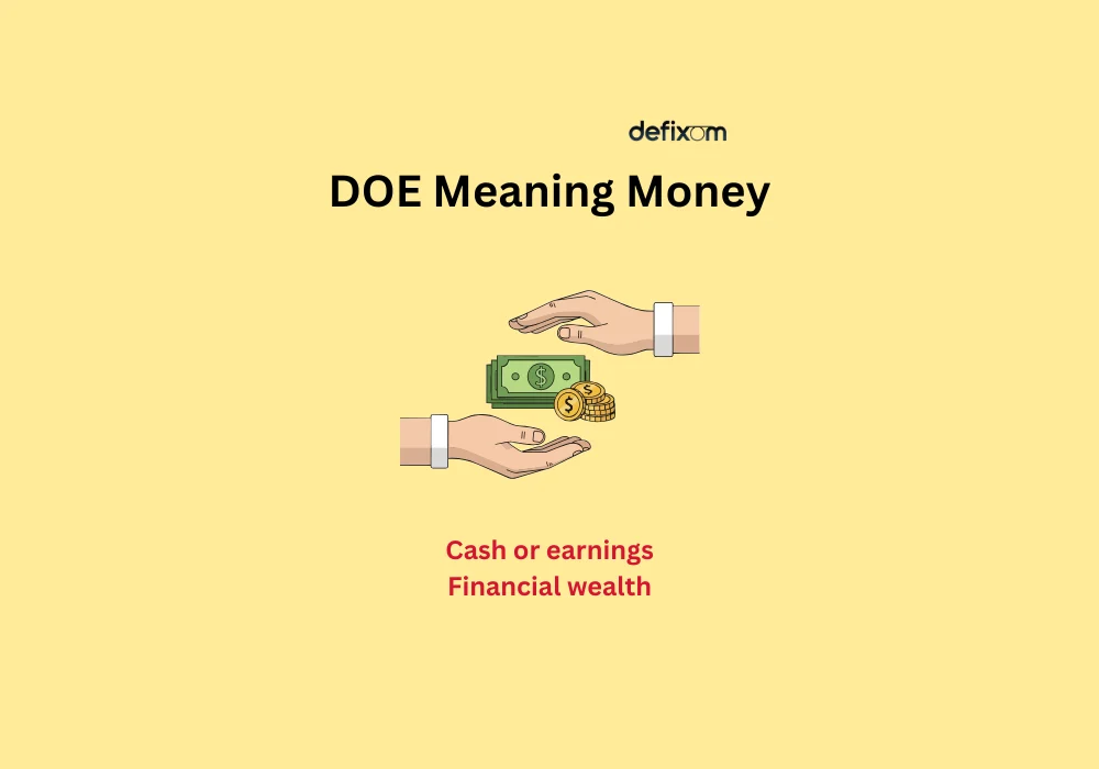 doe meaning money
