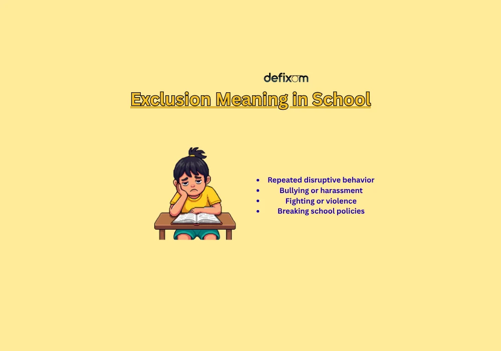 Exclusion Meaning in School