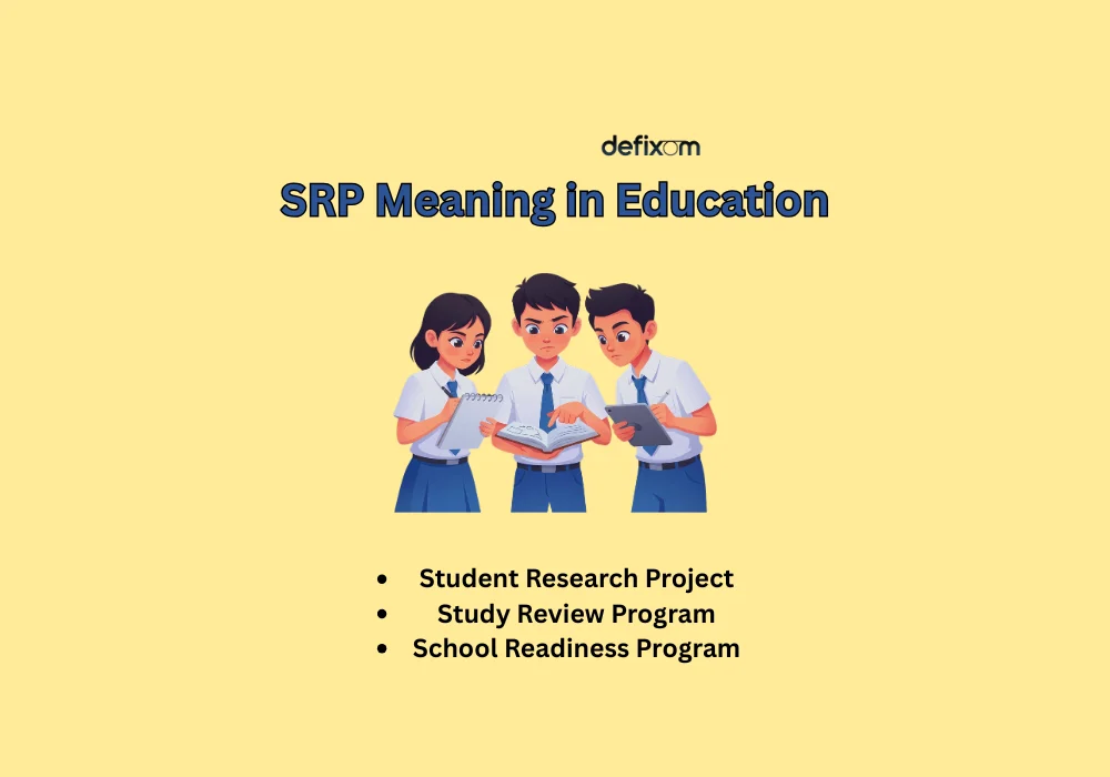 srp meaning n education