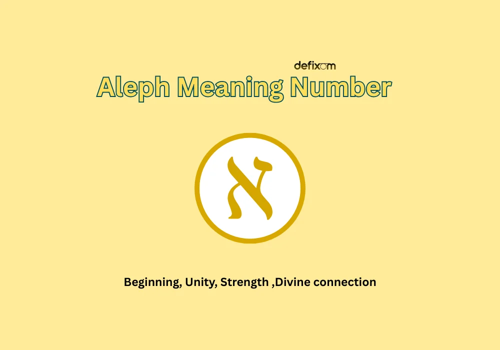 aleph meaning number
