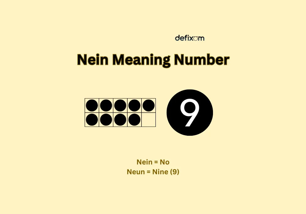 nein meaning number
