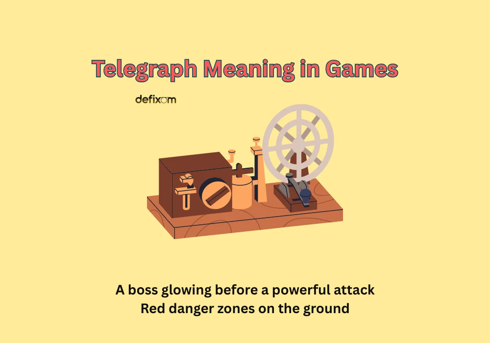 telegraph meaning in games
