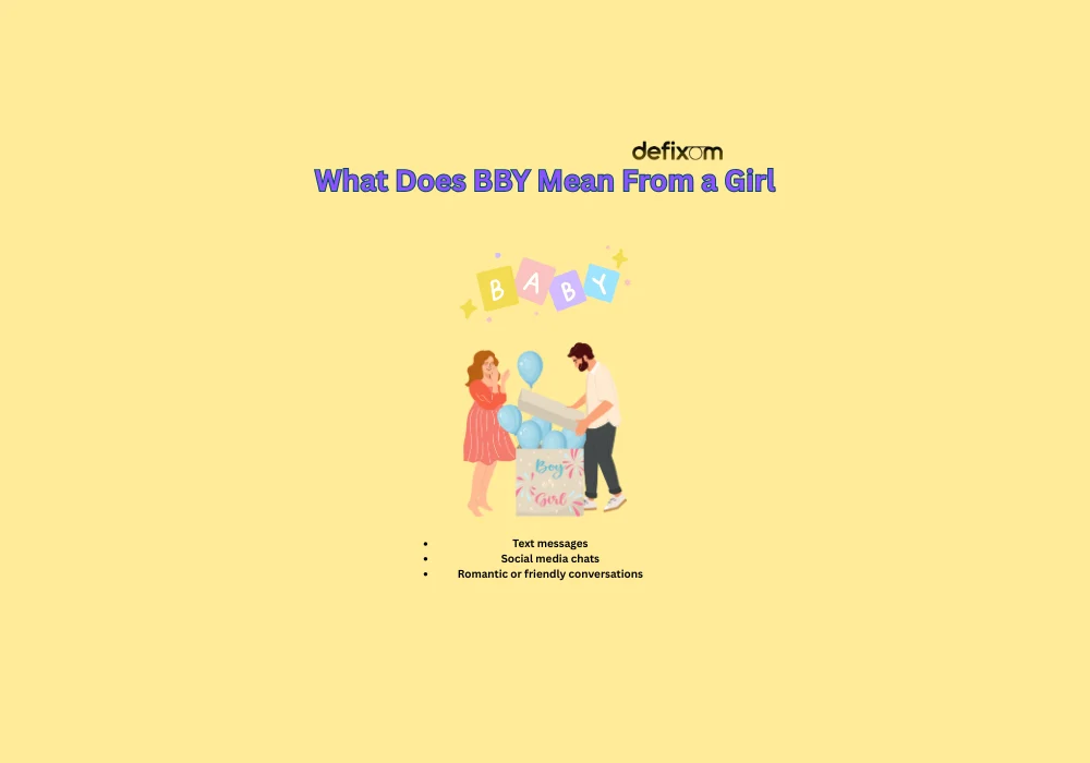 what does bby mean from a girl