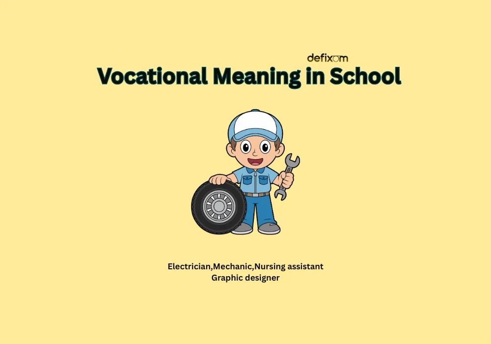 vocational meaning in school