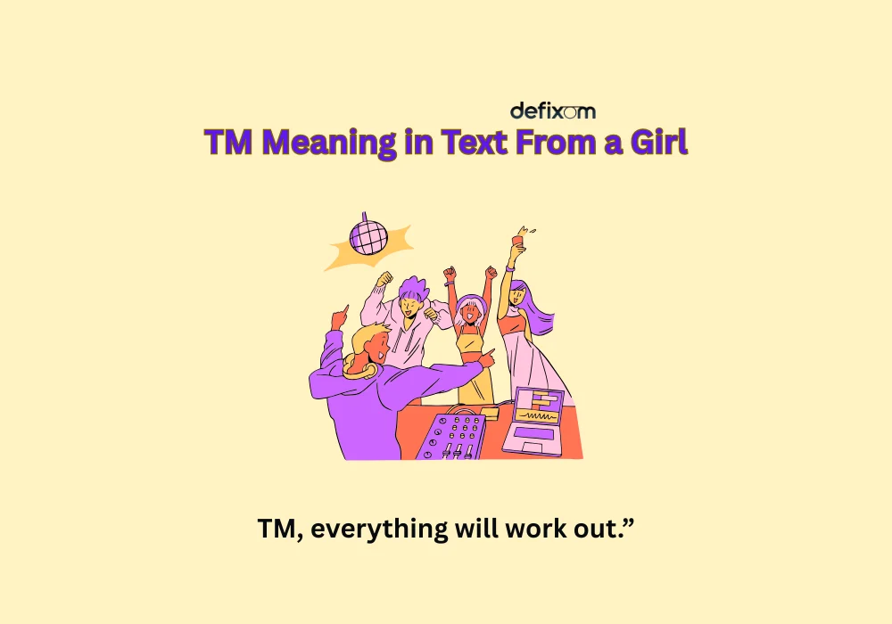 tm meaning in text from a girl