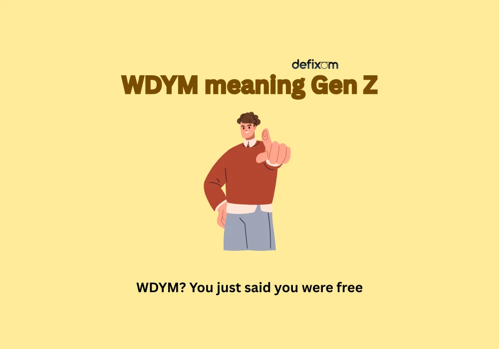 wdym meaning gen z