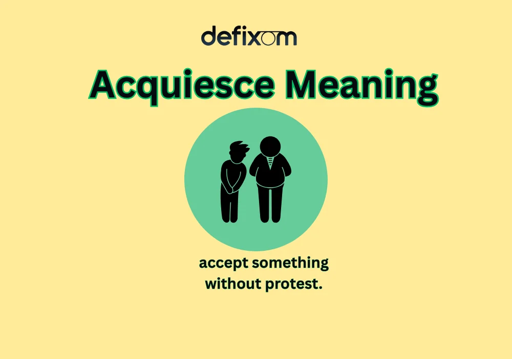 acquiesce meaning