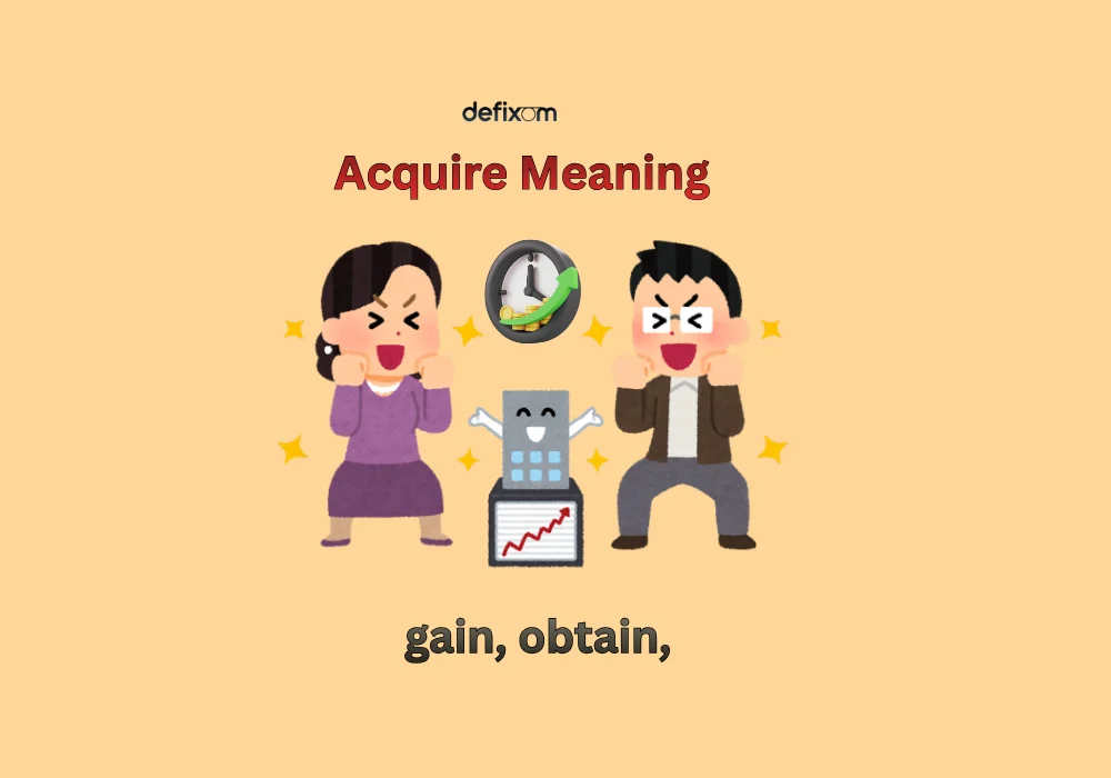 acquire meaning