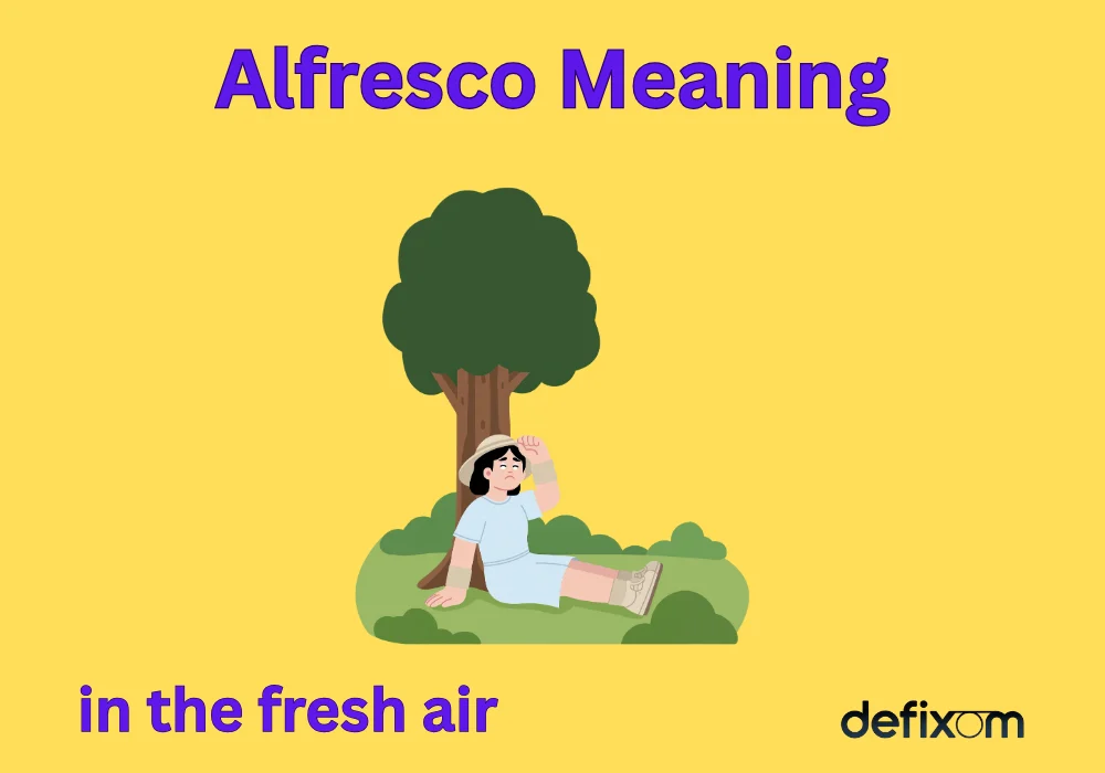 Alfresco Meaning