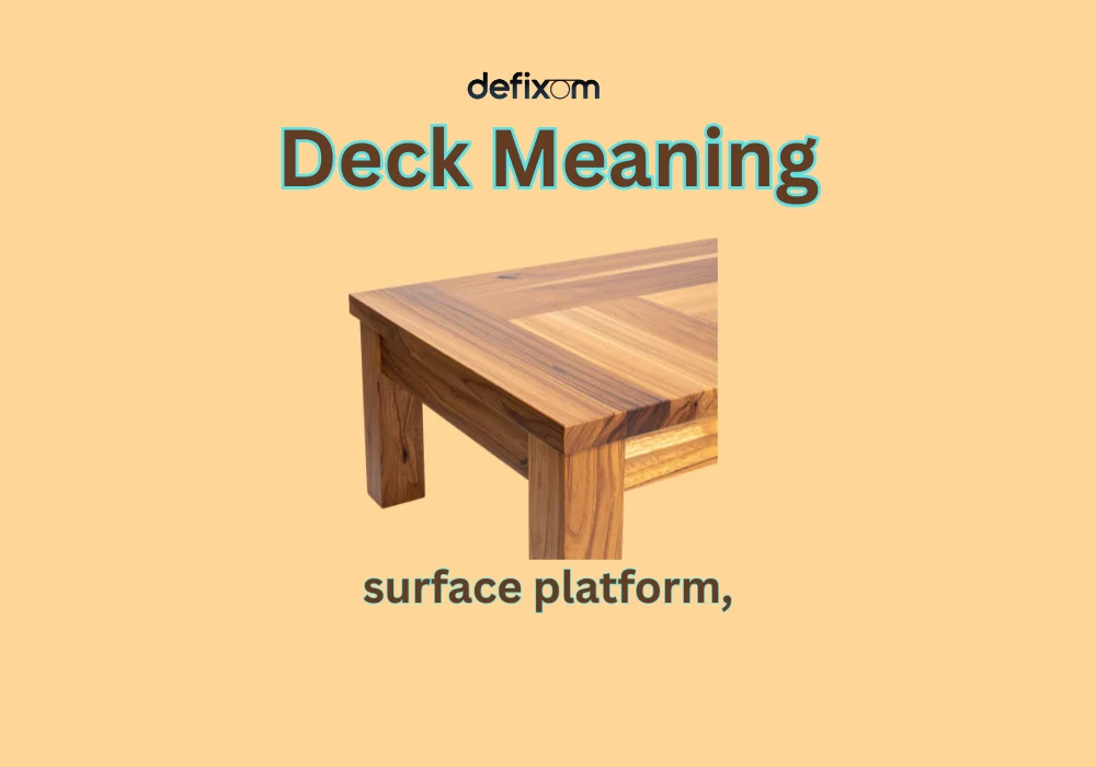 deck meaning
