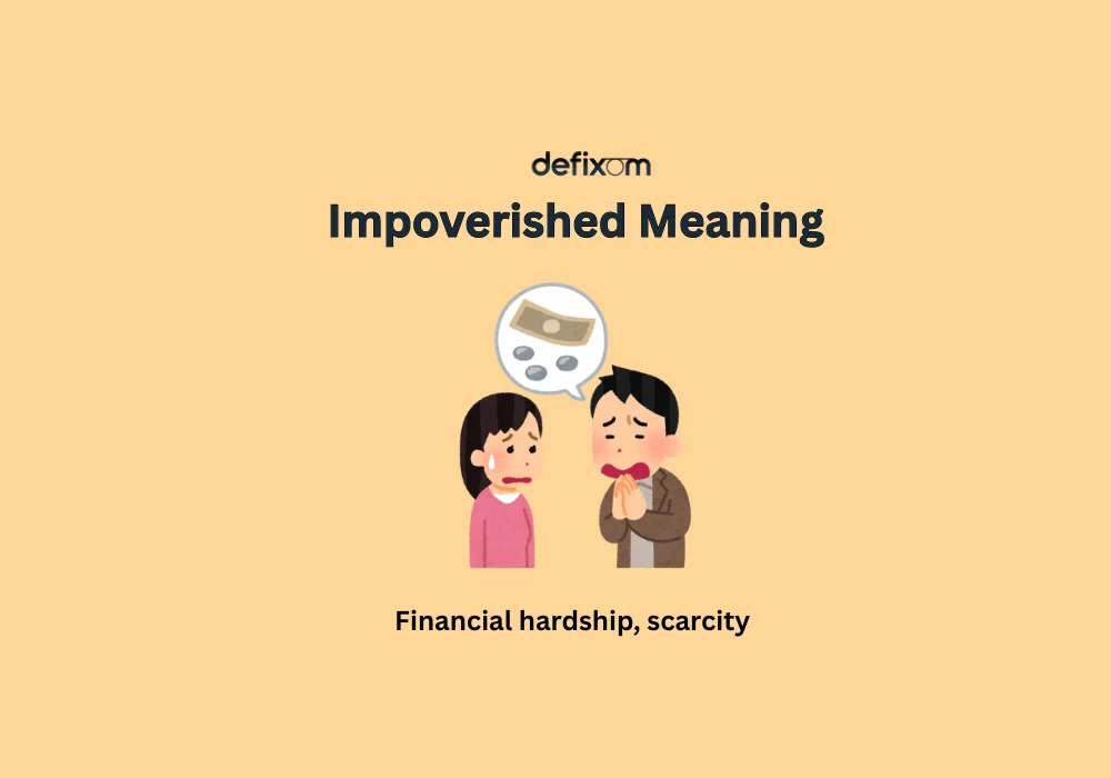 impoverished meaning