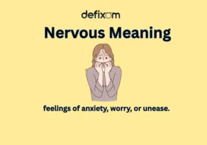 nervous meaning