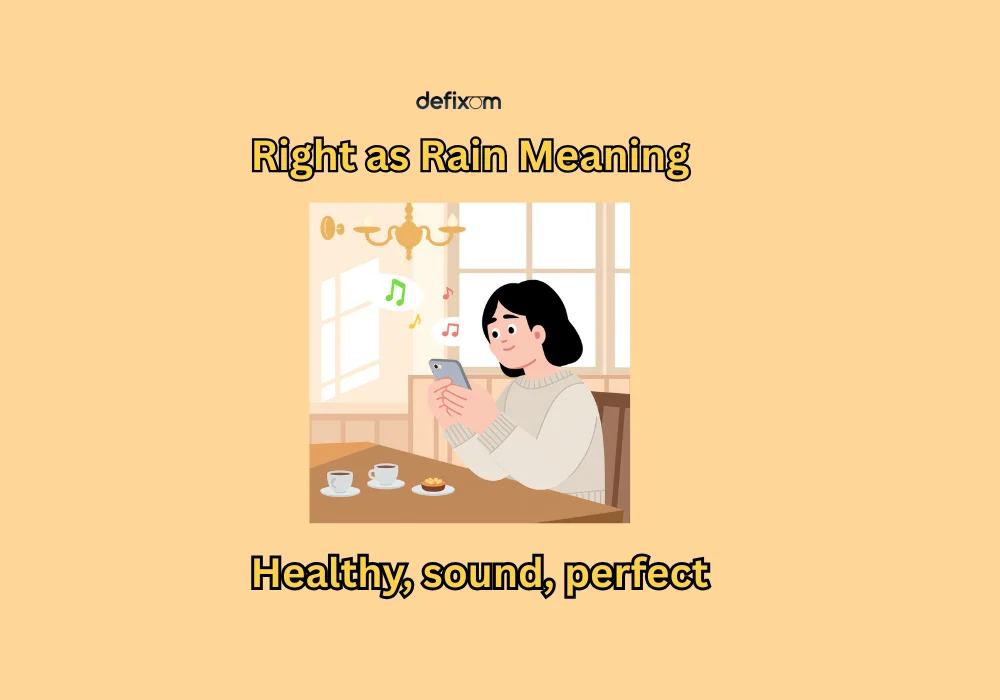 right as rain meaning