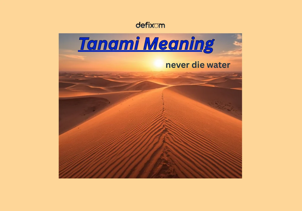 tanami meaning