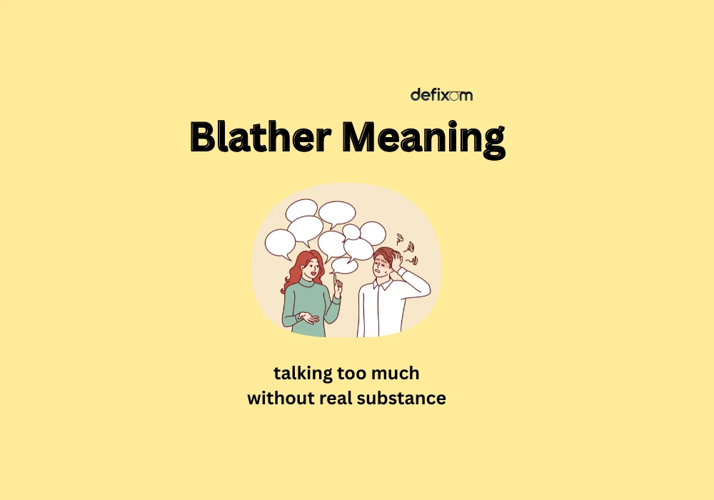 blather meaning