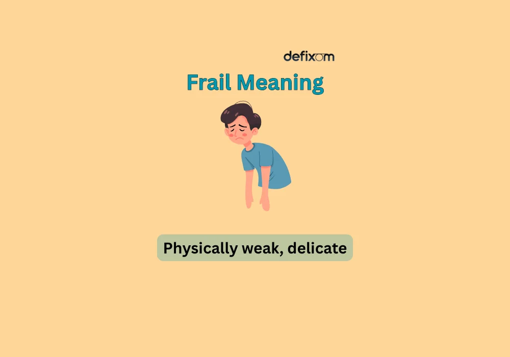 frail meaning