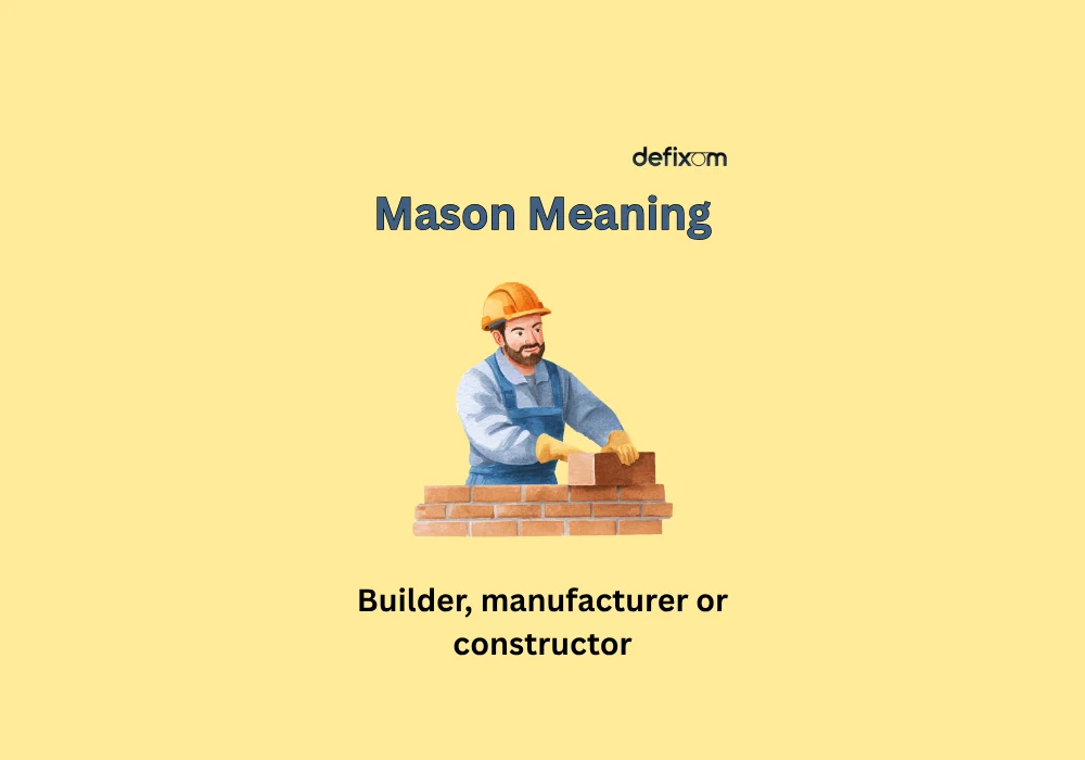 mason meaning
