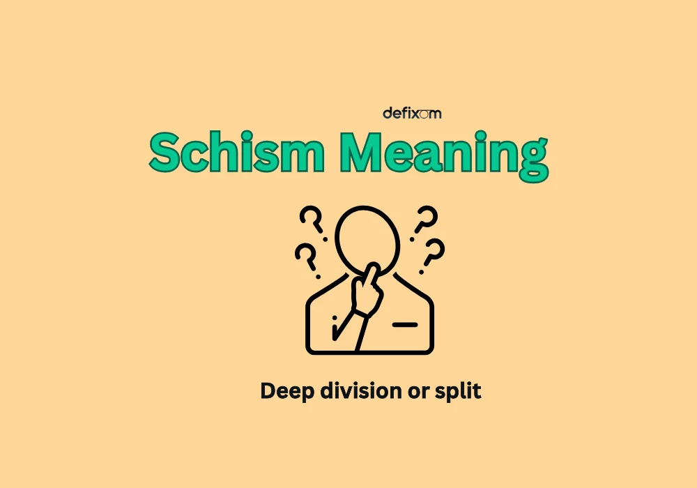 schism meaning