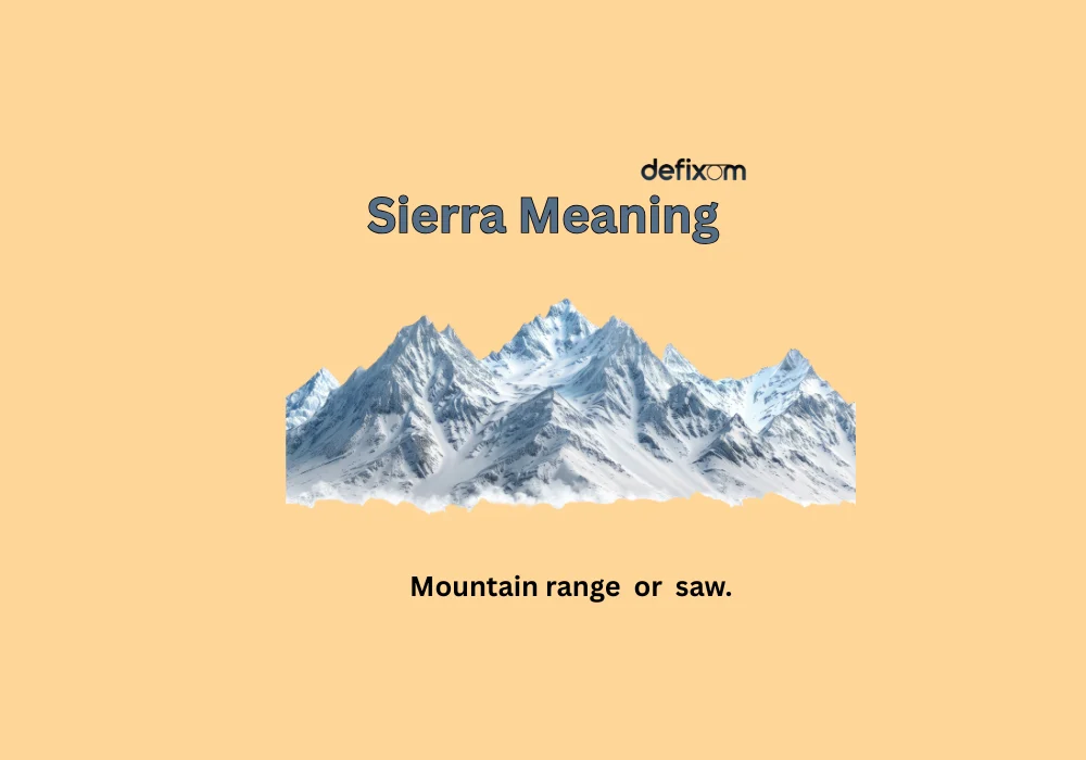 sierra meaning
