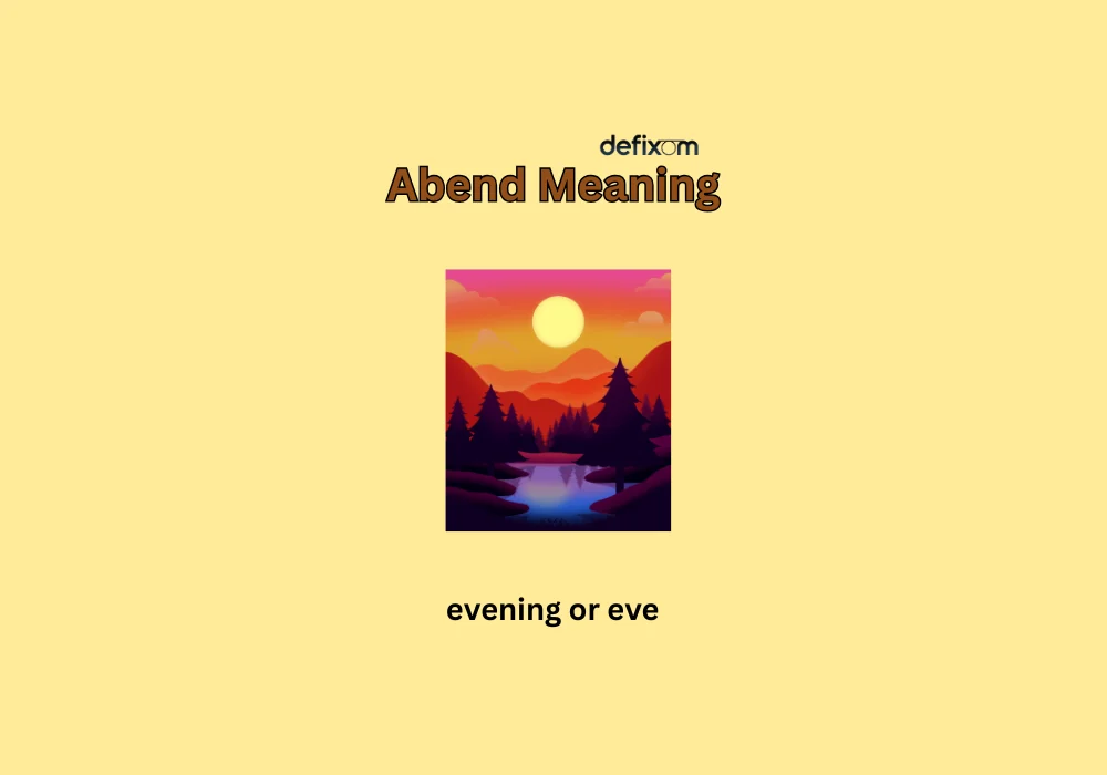 abend meaning