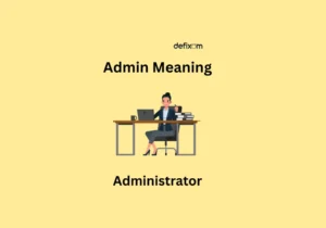 admin meaning
