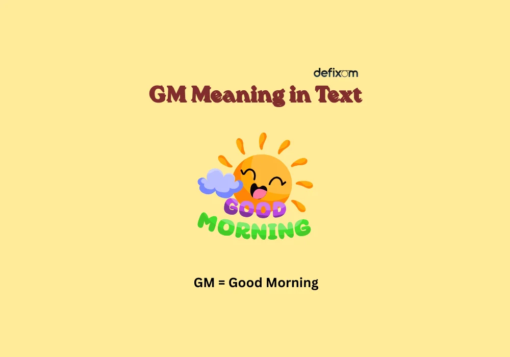 gm meaning in text