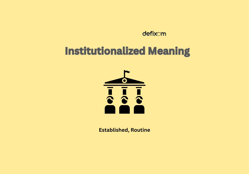 institutionalized meaning