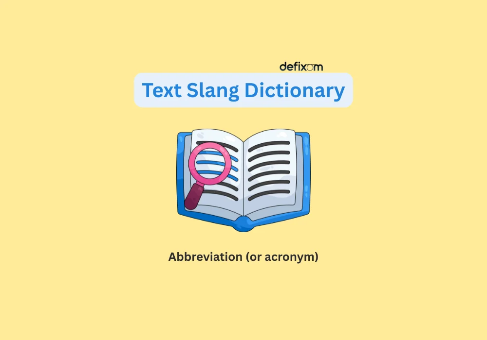 text slang dictionary
