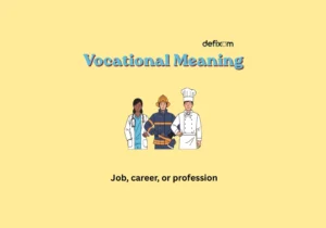 vocational meaning