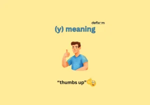 y meaning