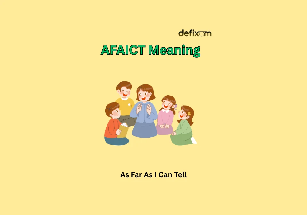 afaict meaning
