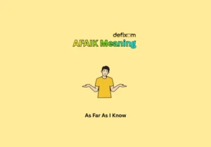 afaik meaning