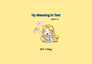 hy meaning in text