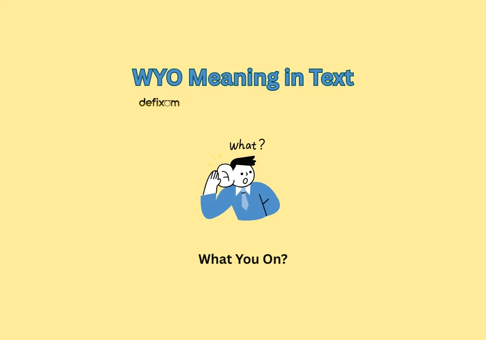 wyo meaning in text