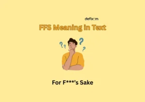 ffs meaning in text