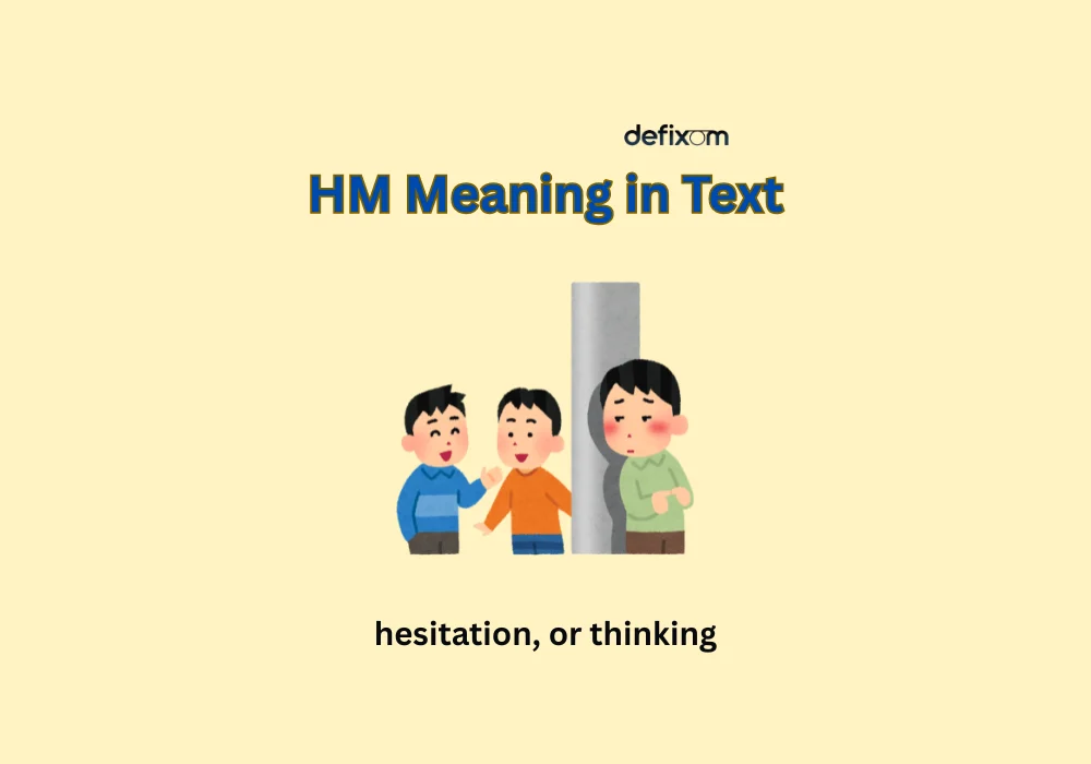 hm meaning in text