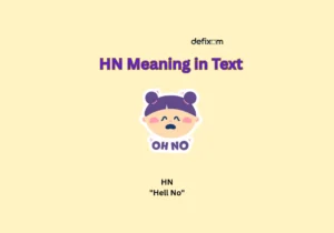 hn meaning in text