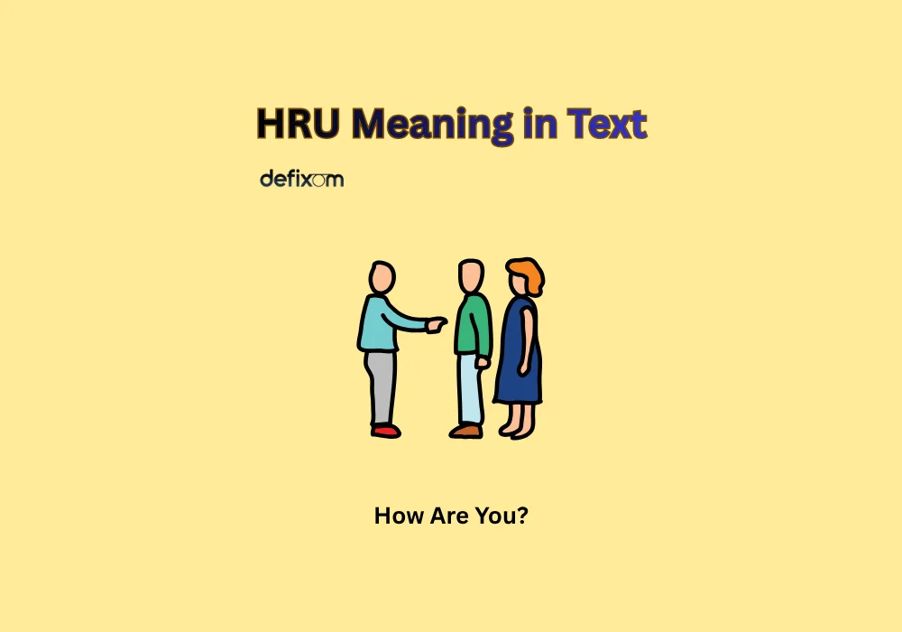 hru meaning in text