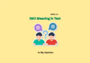 imo meaning in text