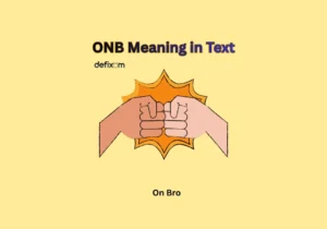 onb meaning in text