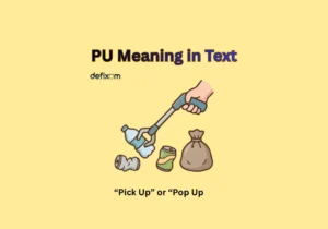 pu meaning in text