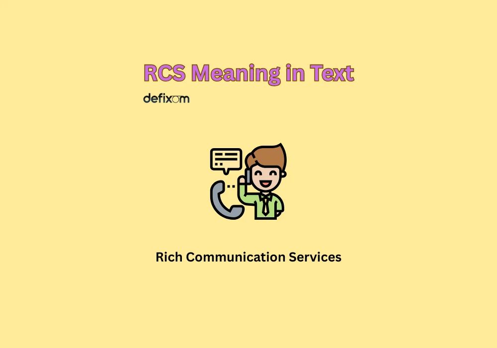 rcs meaning in text
