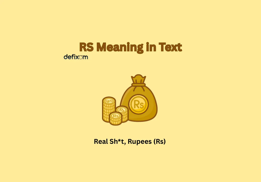 rs meaning in text