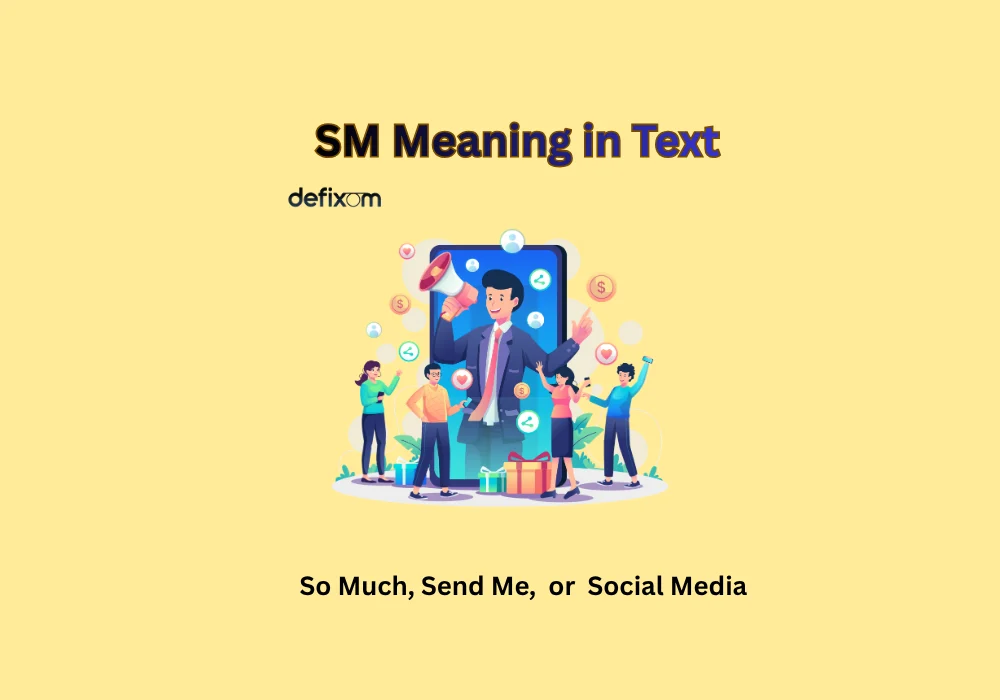 sm meaning in text