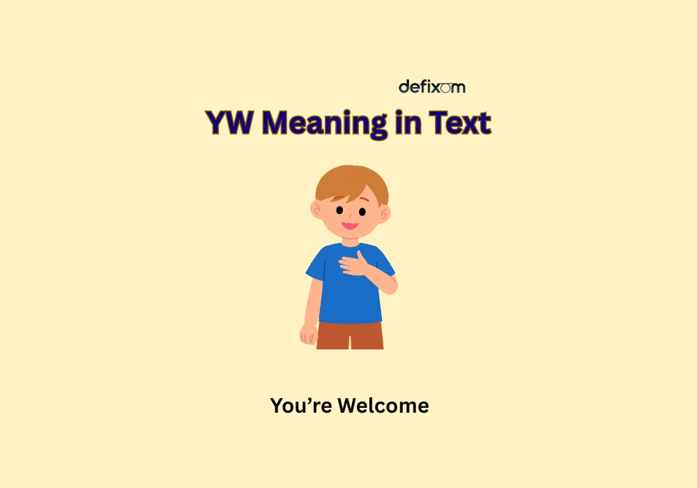 yw meaning in text